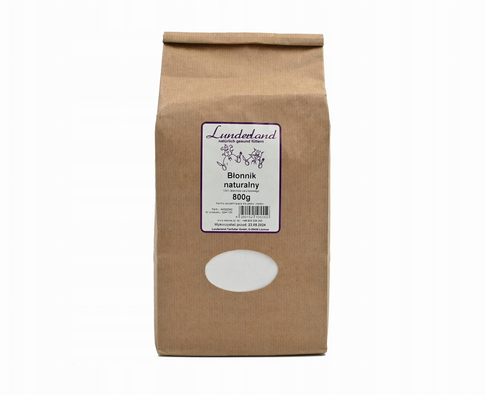 Lunderland vláknina přírodní 4 kg