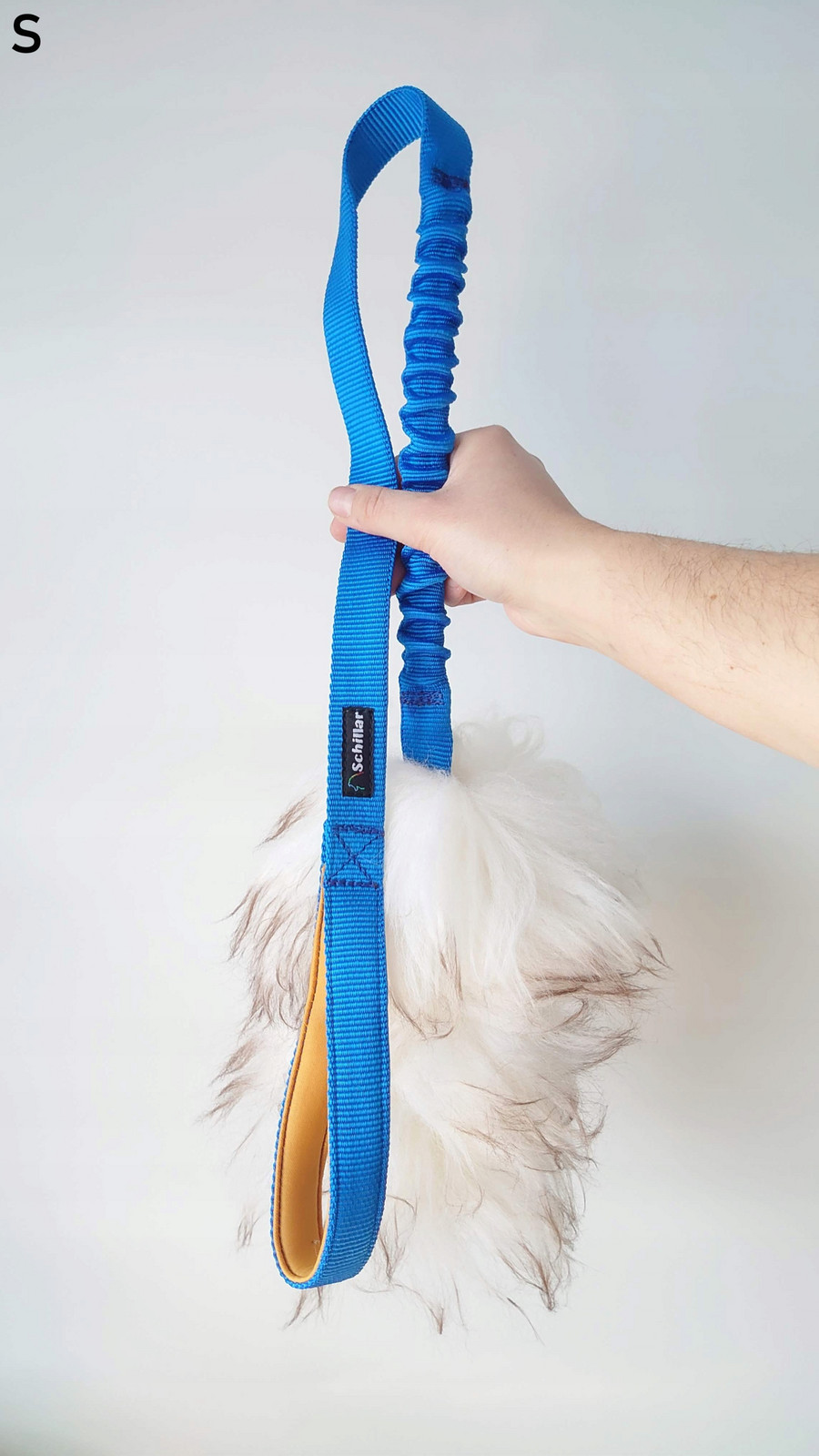 Přetahovadlo hračka z přírodní ovce velikost S pro psa muflon dlouhý