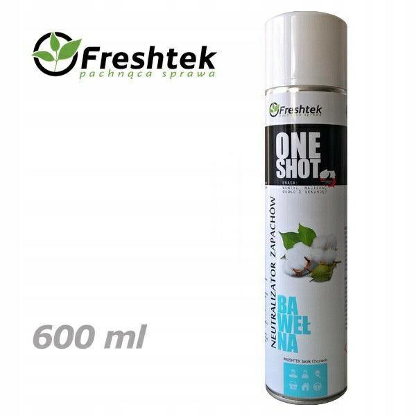 Osvěžovač vzduchu sprej (aerosol) Freshtek 600 ml 800 g Set x6 kusů