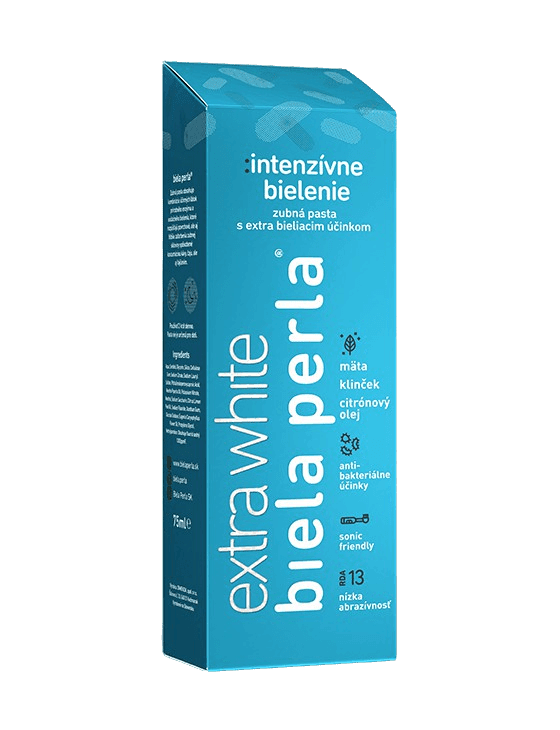 BIELA PERLA Bělící zubní pasta Intenzivní bělení zubů 75 ml