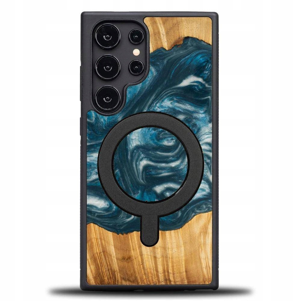 Pouzdro Bewood pro Magsafe Ze Dřeva A Pryskyřice Na Samsung Galaxy S24 Ultra