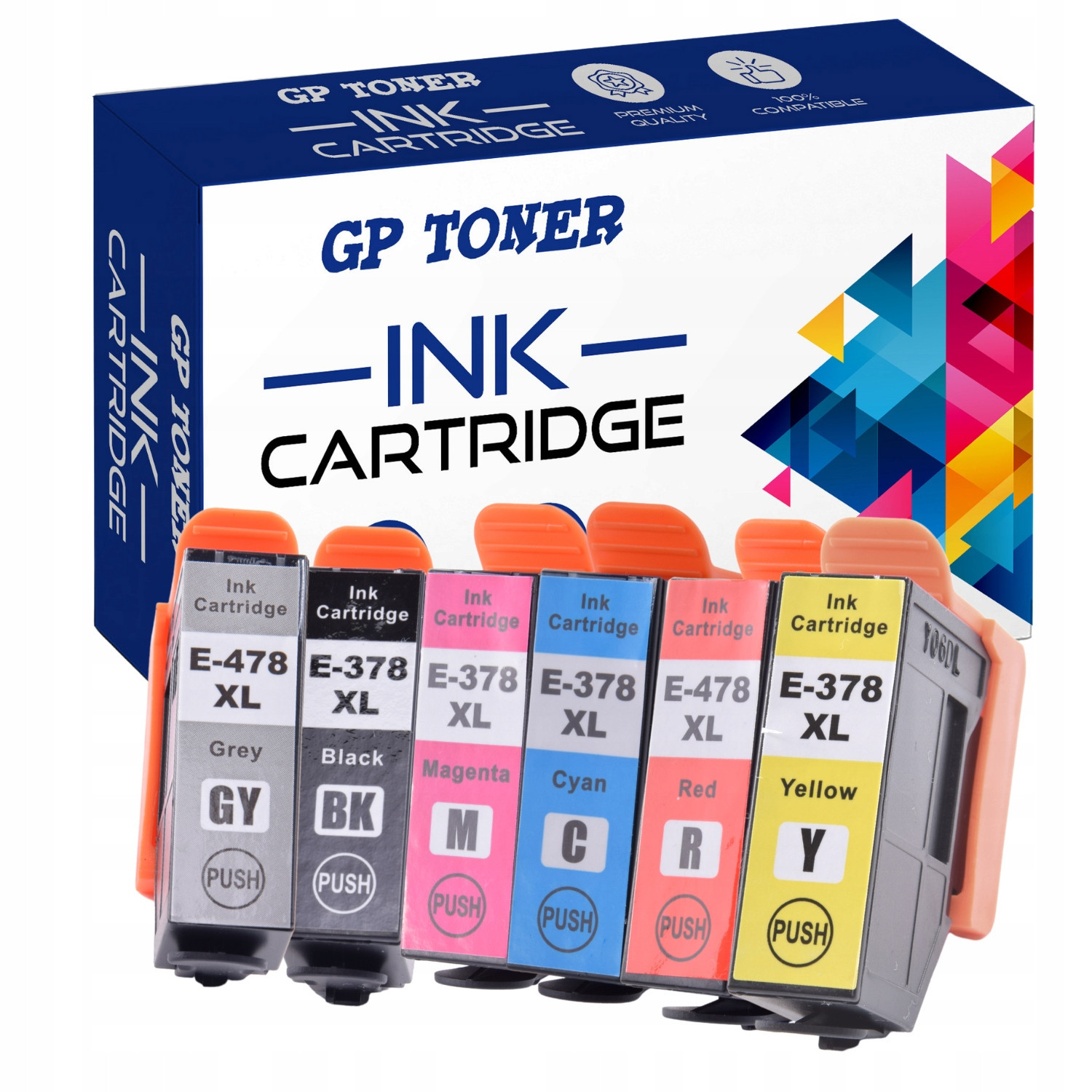 Inkoust pro Epson 378XL 478XL XP-15000 XP-8000 XP-8005