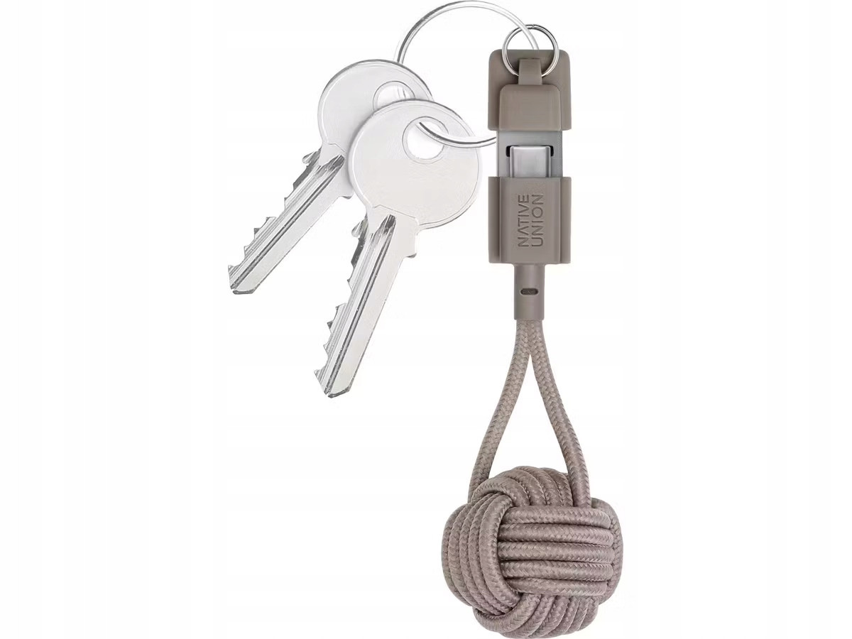 Přívěsek Na Klíče Kabel Native Union Taupe Usb-a na Usb-c