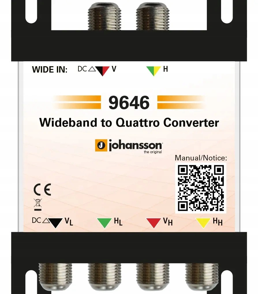 Převodník signálu Wide Band na Quattro Johansson 9646