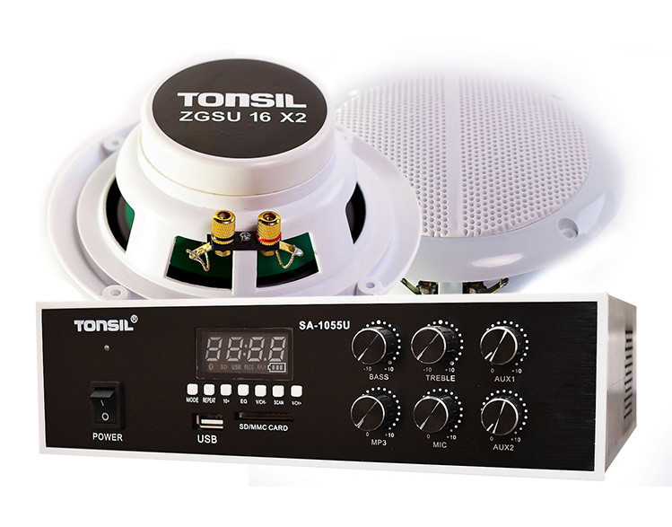 Stropní audio set Tonsil Zgsu 16 MP3, Bt, Aux