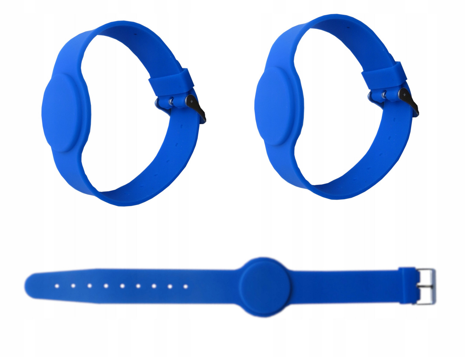 Řemínek Silikonová Bazénová modrá ID Unique 125kHz Tag EM4100 100 kusů