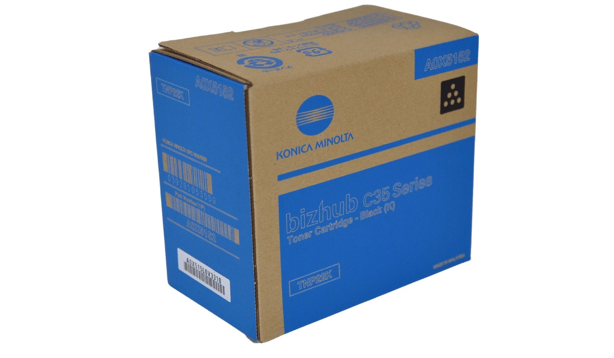 Toner Konica Minolta TNP-22 A0X5152 K Originál C35 C35P Black