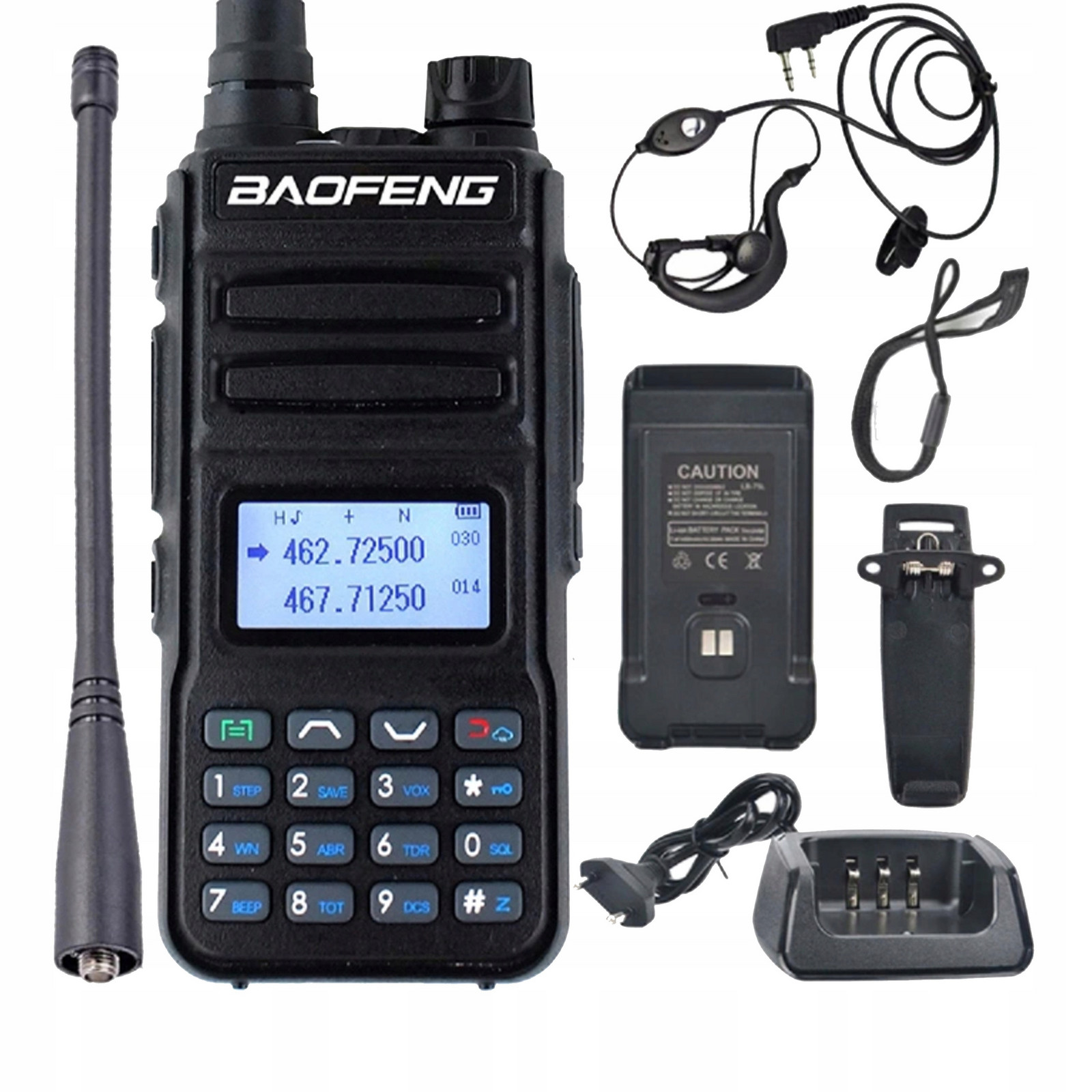 Baofeng P15UV Vysílačka Radiotelefon Walkie Talkie Vhf Skener Uhf