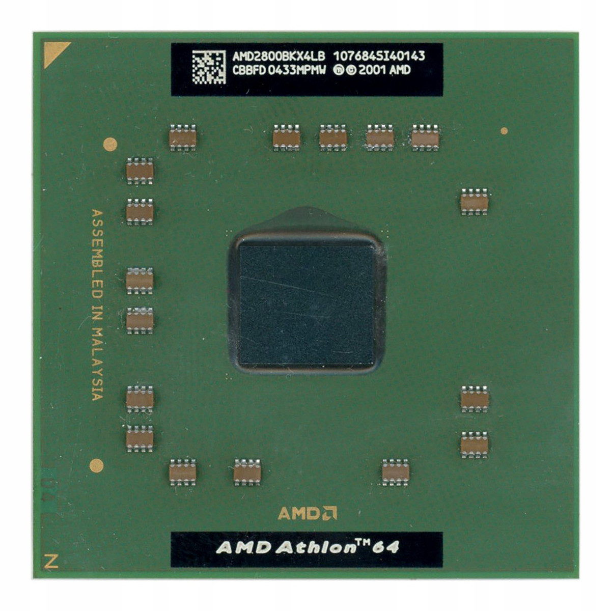 Amd Athlon 64 Mobile 2800+ AMD2800BKX4LB 1.8GHz Socket 754