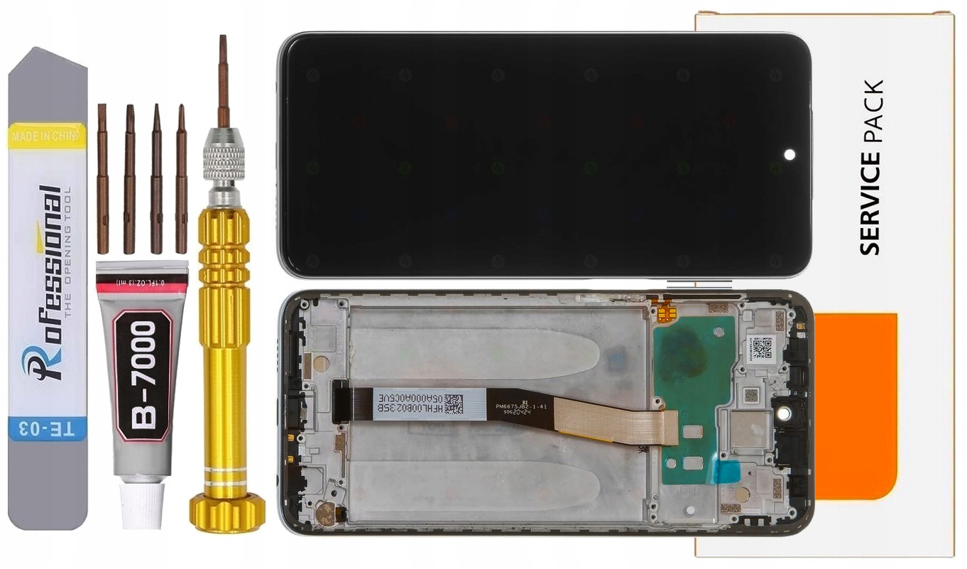 Displej Pro Xiaomi Redmi Note 9 Pro Originál LCD +rámeček Grey