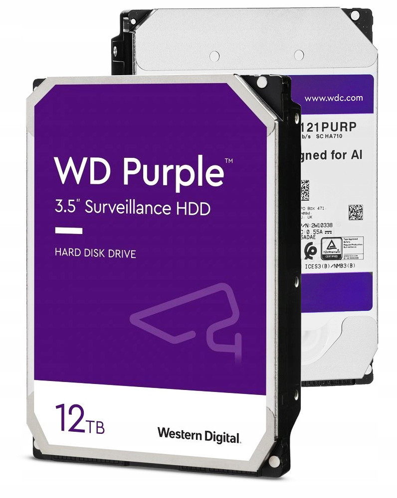 Disk Western Digital Purple Pro 12TB Sata III 3,5