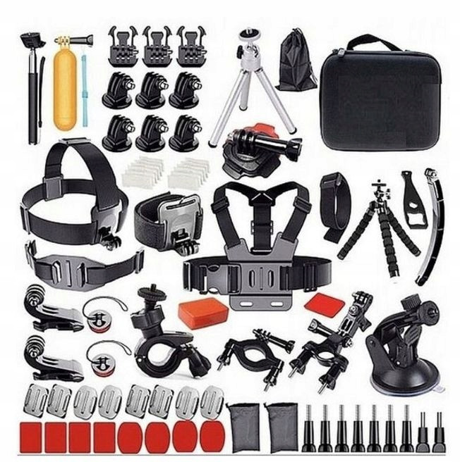 Sada 120V1 Příslušenství Ke Kamerám GoPro Hero 12 11 10 9 8 7 6 5 SjCam