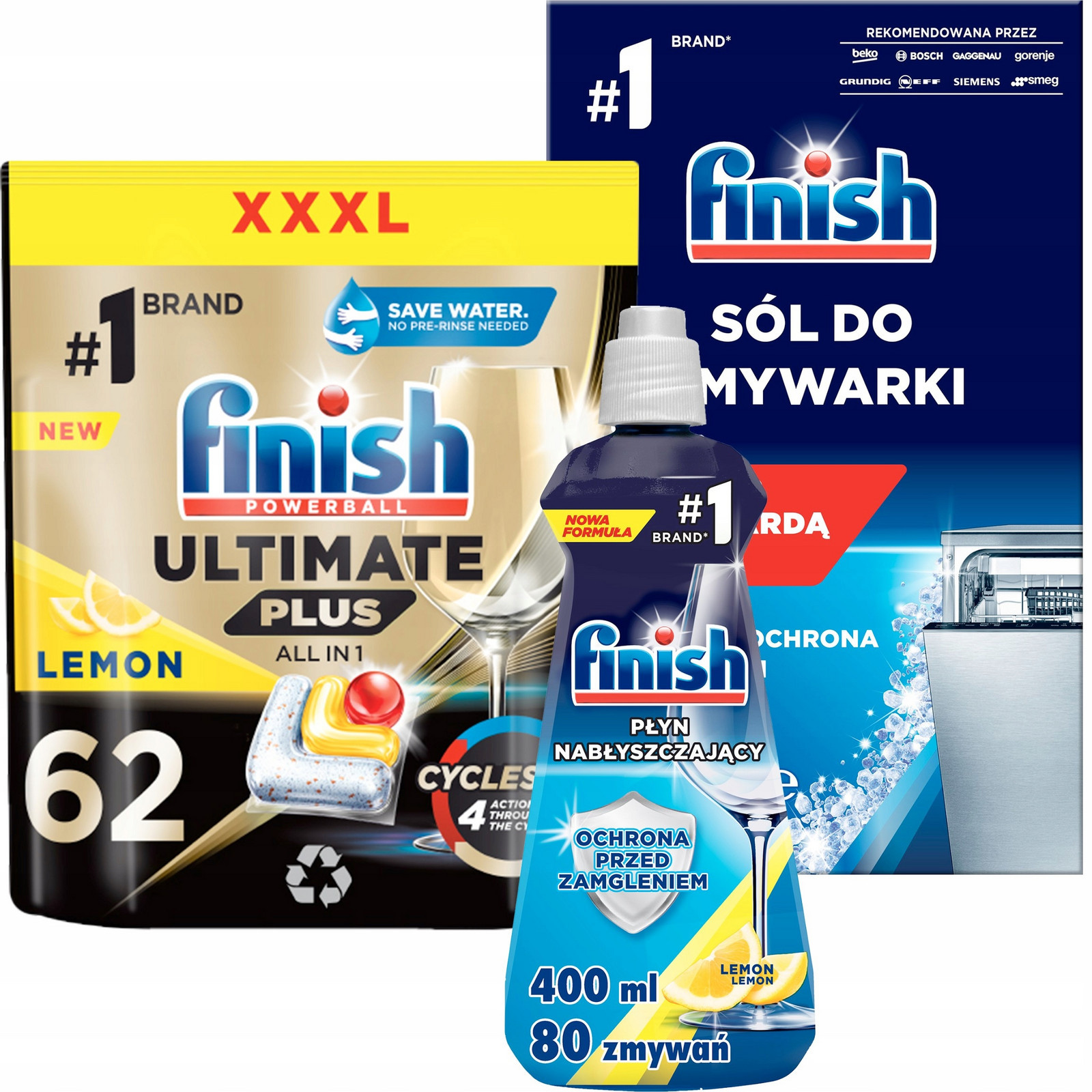 Finish Ultimate Plus 62 Lemon Tablety do myčky