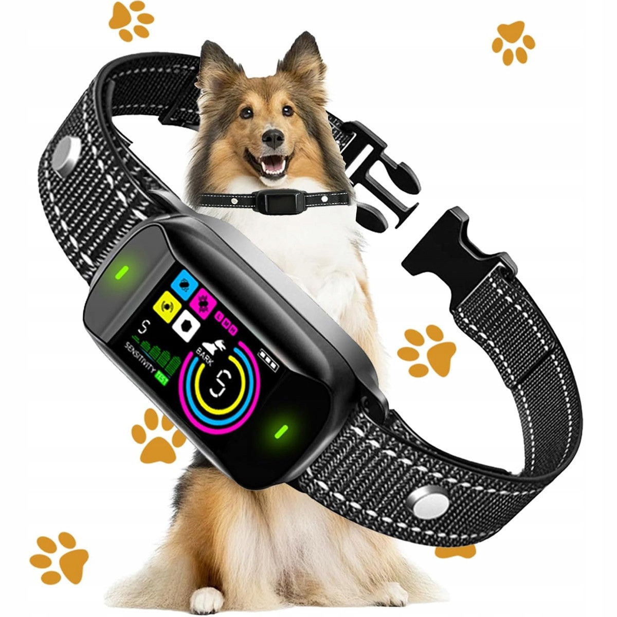 Elektrický Výcvikový Protištěkací Obojek Pro Psa S Led Displejem