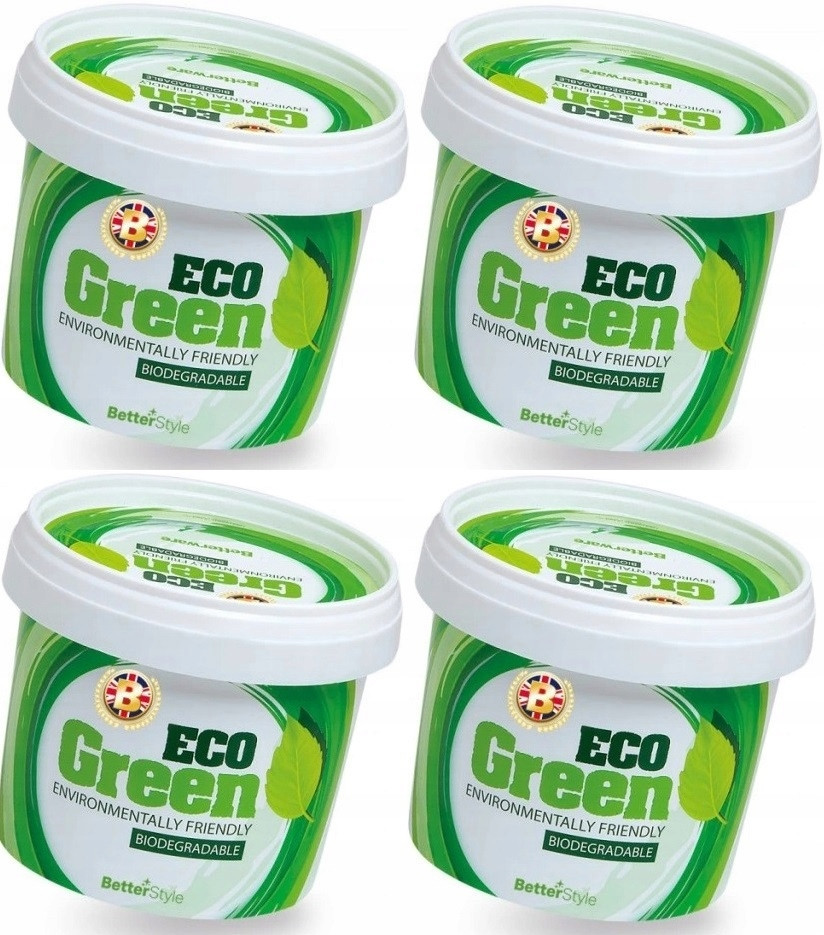 Betterstyle Zelená univerzální biologicky odbouratelná pasta Eco Green 500g 4 ks