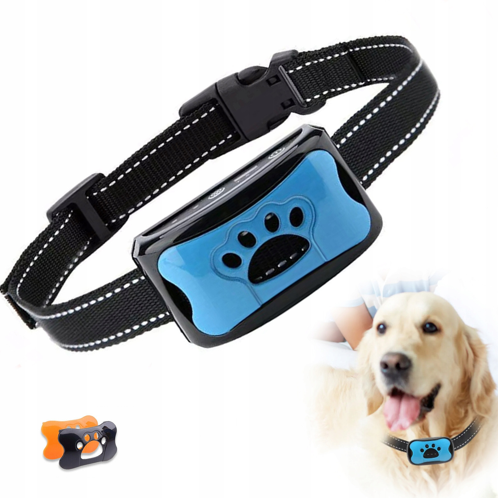 Protištěkací Obojek Pro Psa Elektrický Výcvikový Proti Štěkání 2V1