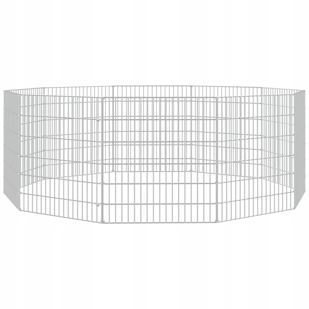 Klec pro králíka 54x60 stříbrná galvanizované železo