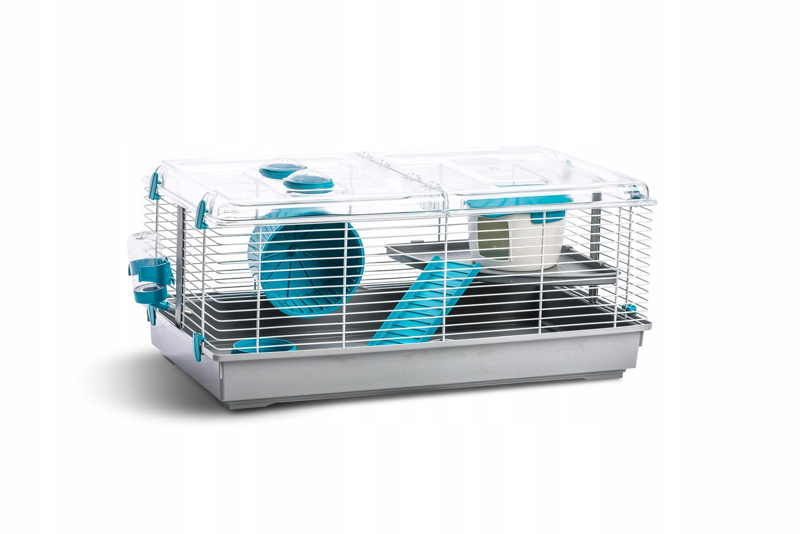 Klec pro hlodavce, Trudy, šedá, 58 x 32 x 27 cm