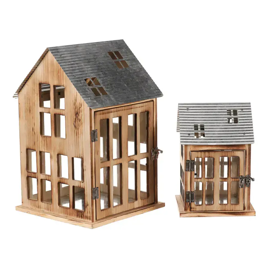 Autronic Dřevěné lucerny LUC311