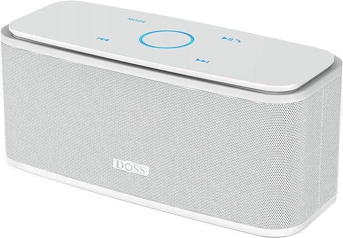 Přenosný Bluetooth reproduktor 12W Dotykový 2200mAH Bílý Soundbox Doss