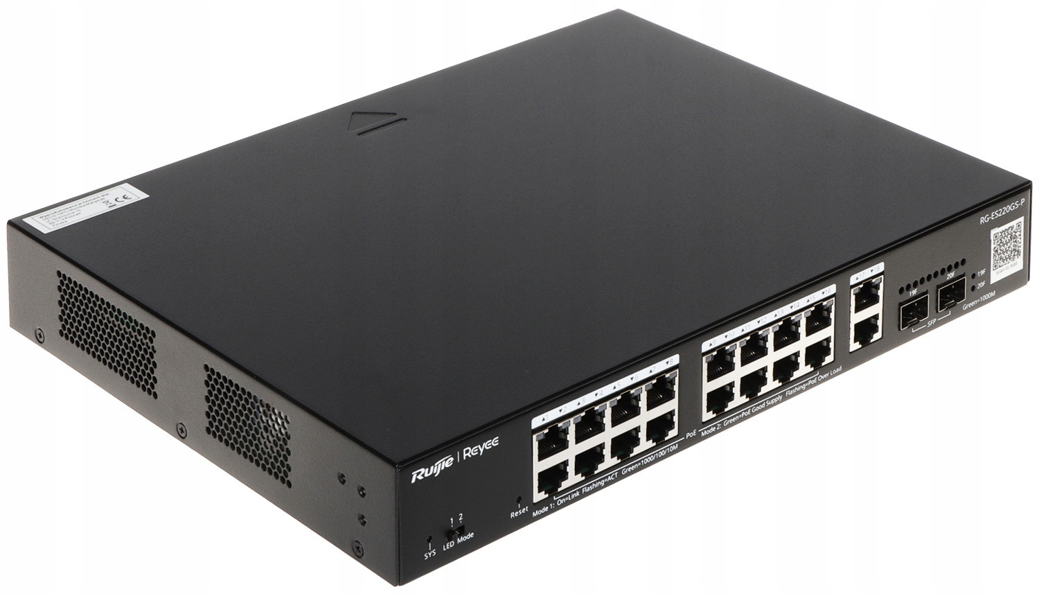 Switch Poe RG-ES220GS-P 18PORTOVÝ Sfp Reyee