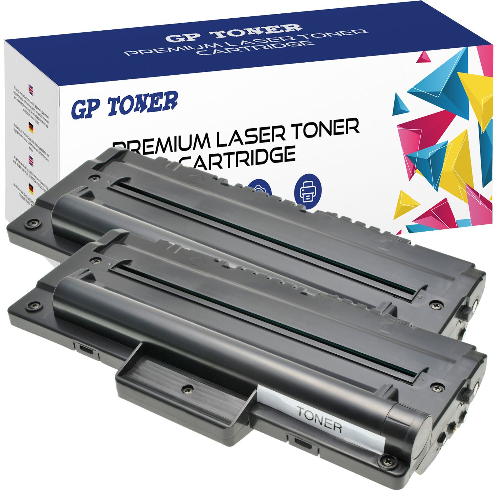 2x Toner pro Samsung SCX-D4200A SCX-4200F SCX-4200R Set XL Černá Black