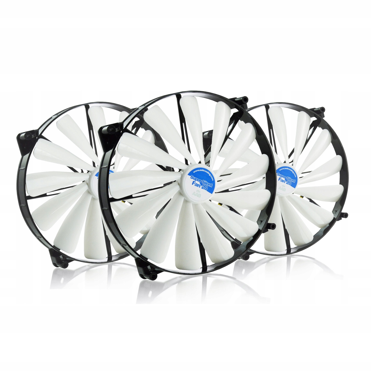 3x Aabcooling Silent Fan 20 Tichý Výkonný Větrák-i Ventilátor-y 3PIN