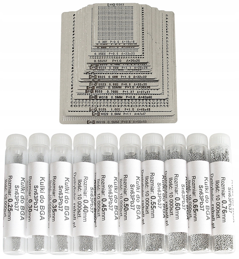 Sita Bga Univerzální Sada Pro Reballing Kuličkování Ohřevu 25v1+ 10xKULIČKY