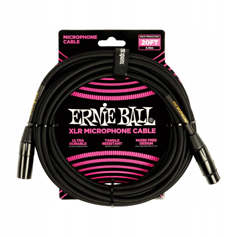 Mikrofonní kabel Xlr-xlr Ernie Ball 6392 (6,10m)