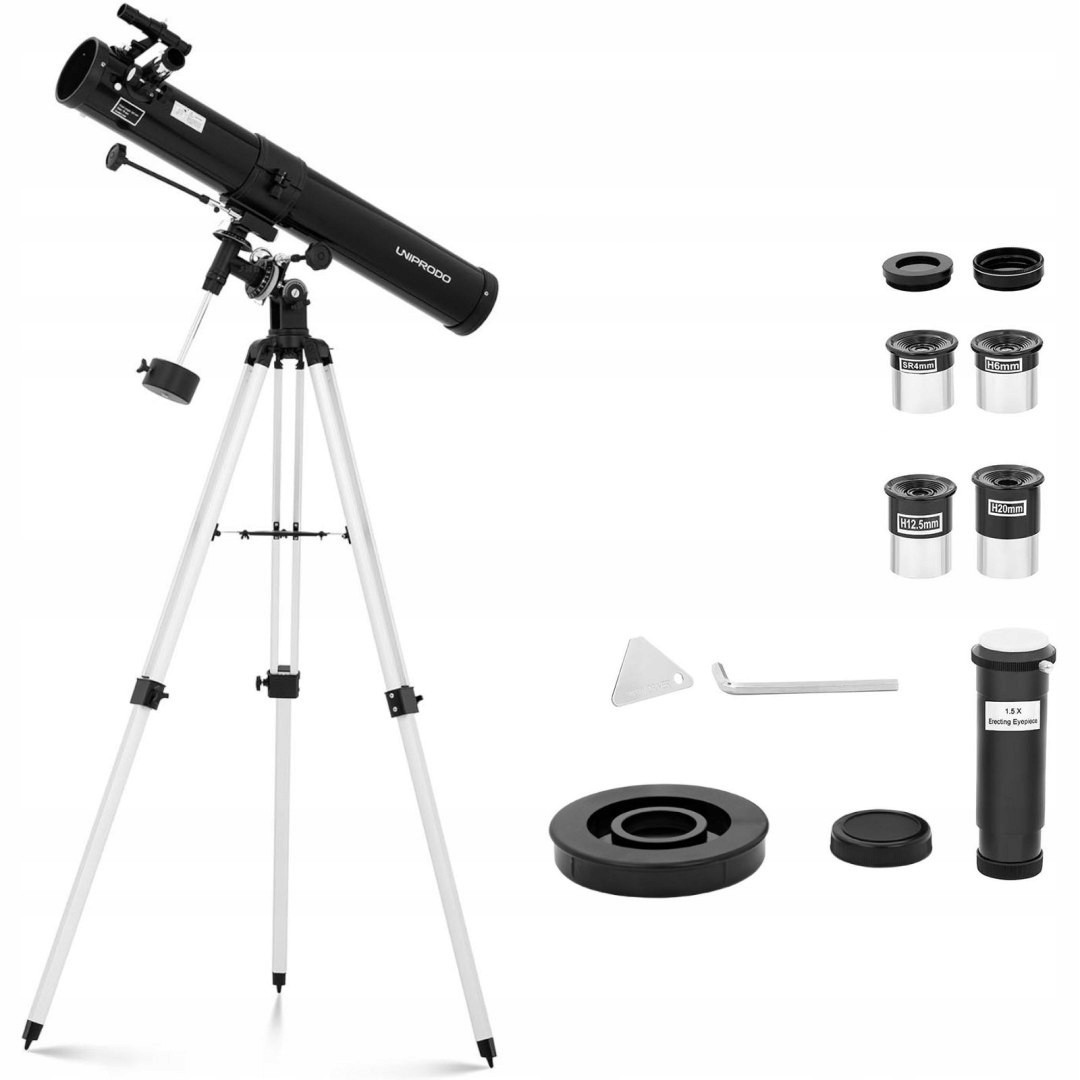 Newtonův Hvězdářský Dalekohled Uniprodo 900 MM Pr. 76 MM