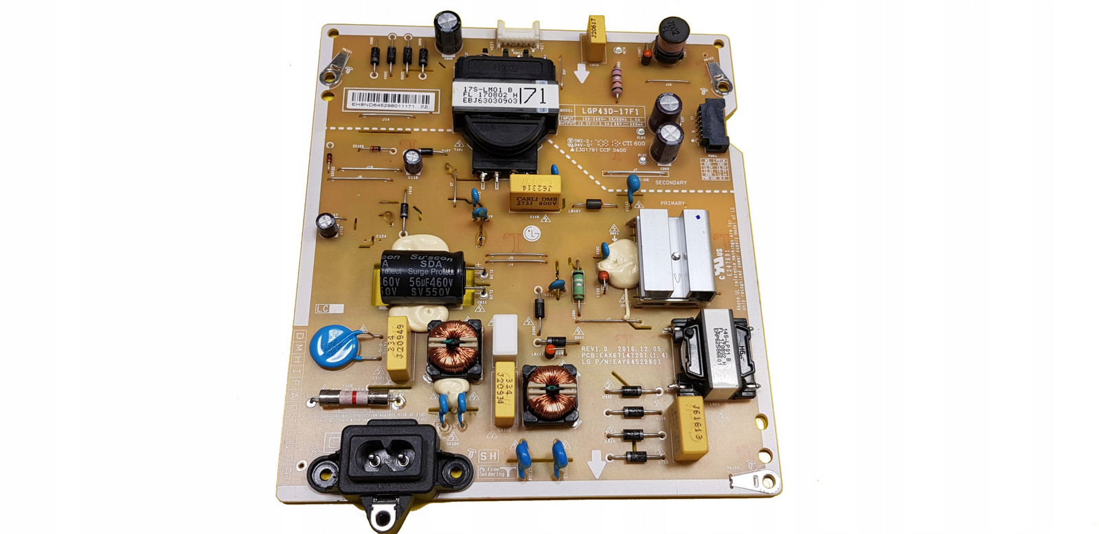 Napájecí Adaptér EAX67147201 (1.4) EAY64529801 Lg 43LJ614V