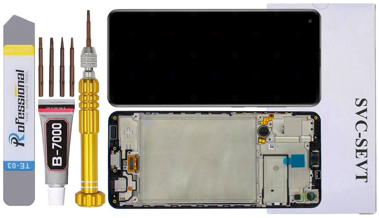 Displej Pro Samsung Galaxy A21S A217 Originál LCD +rámeček