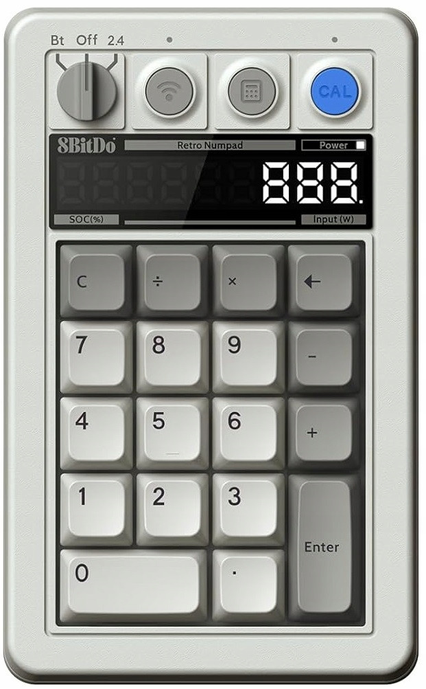 Numpad Mechanický s kalkulačkou 8Bitdo Retro Mechanical Numpad M Edition