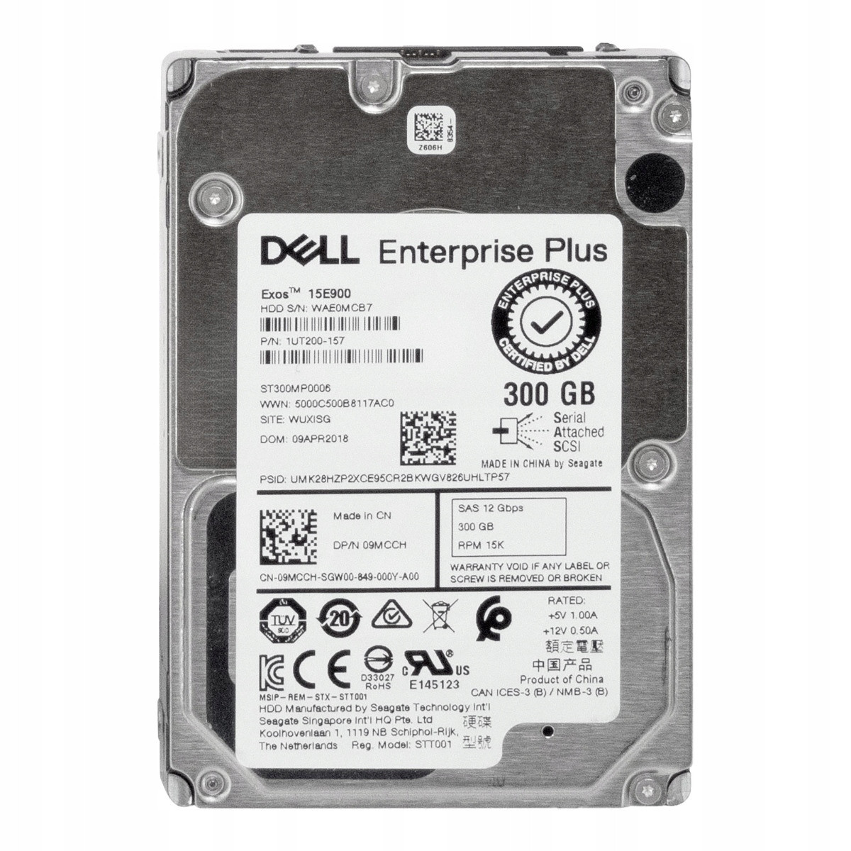 Dell 300GB 09MCCH 15K 256MB SAS-3 2,5'' ST300MP0006