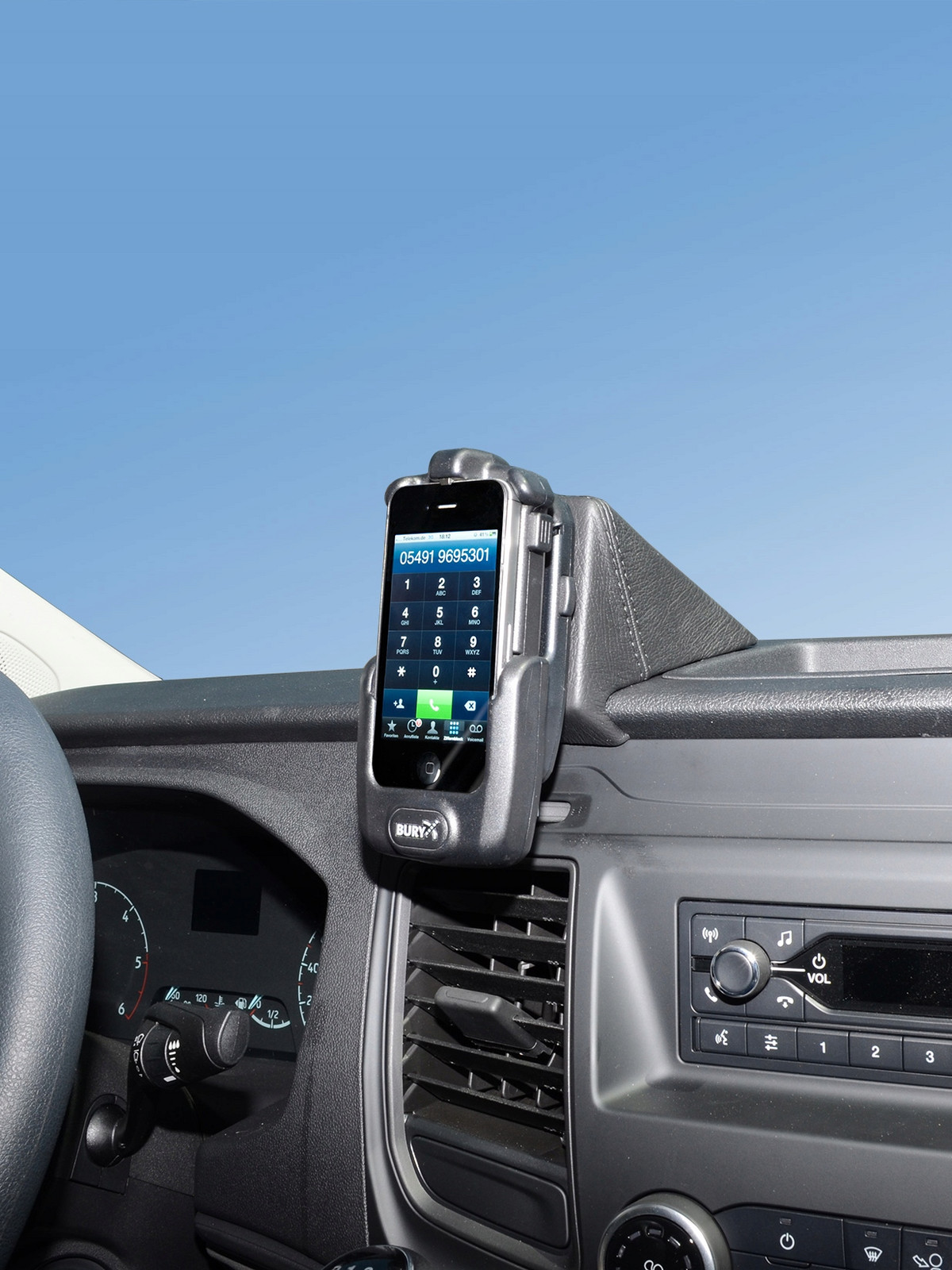 Držák telefonu Kuda Ford Transit Customod2018