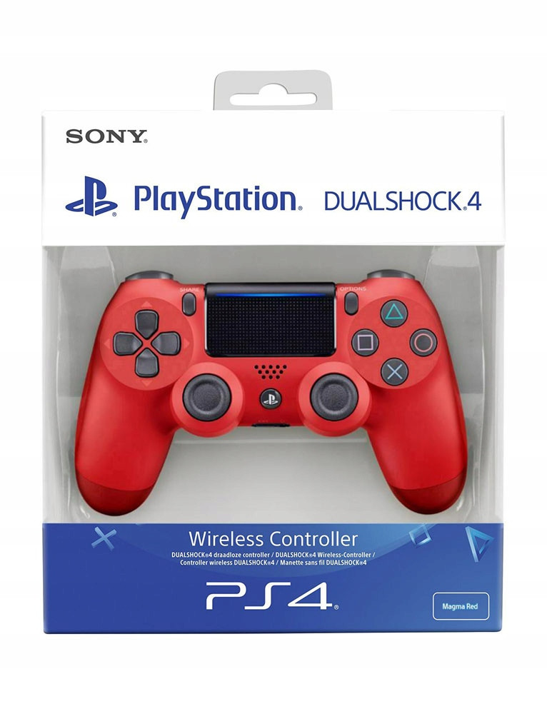 Originální Bezdrátový Ovladač Dualshock 4 Červený Model V2 PS4
