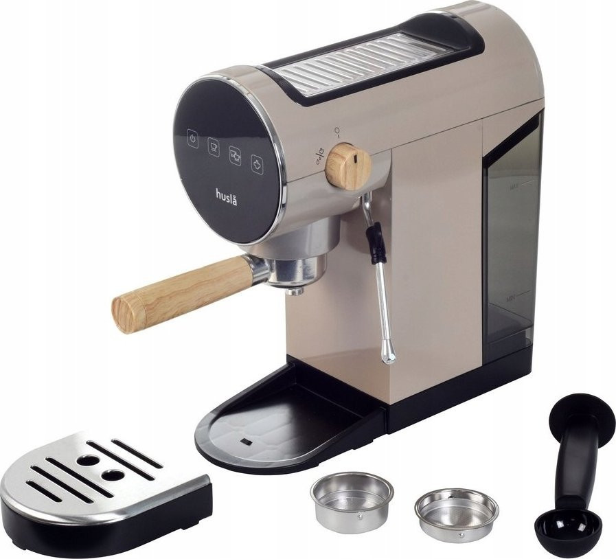Tlakový baňkový kávovar 20bar béžový Husla