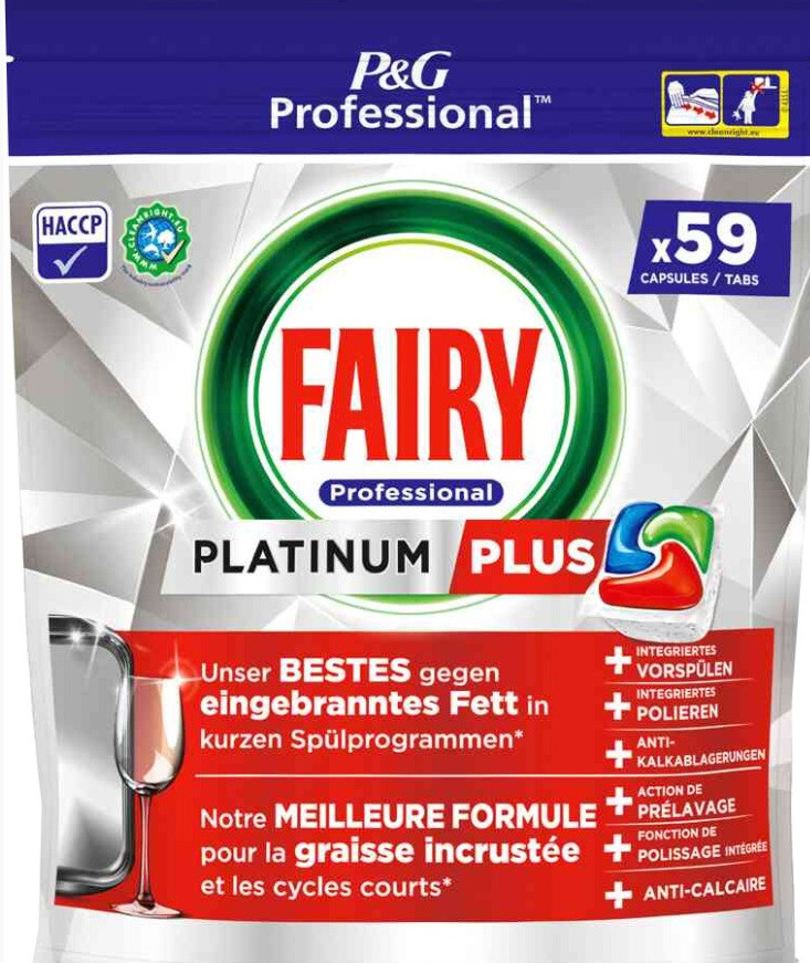 Tablety do myčky Fairy Professional Platinum Plus 59 kusů