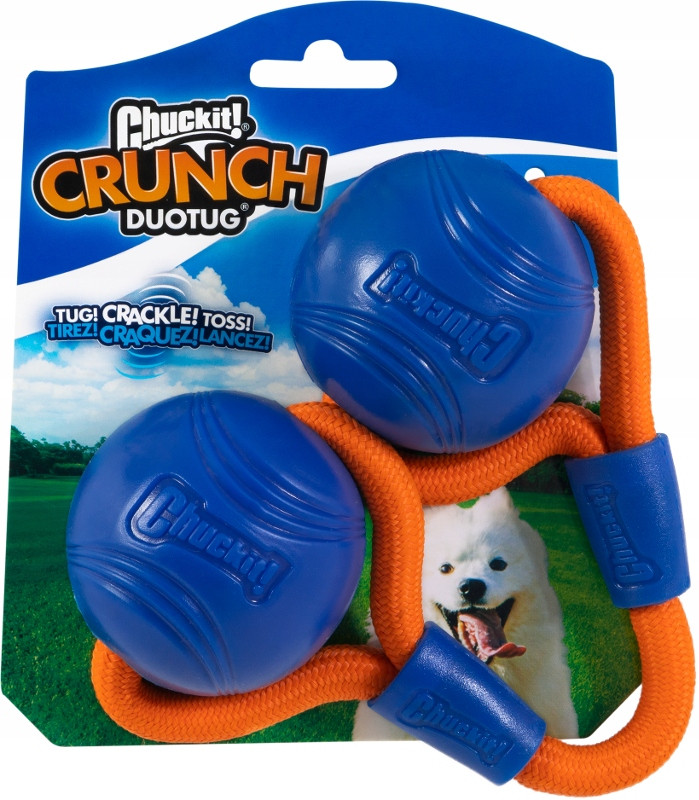 Dvojité spojené křupavé míčky Chuckit! Chrunch Ball Duo Tug