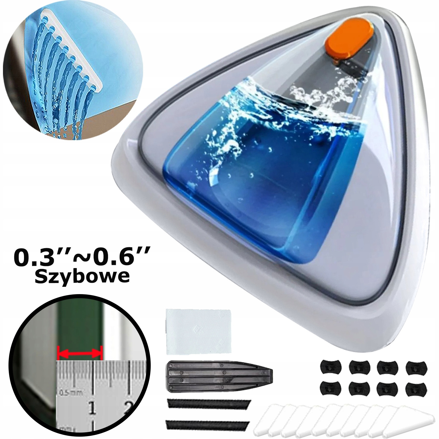 Myjka Do Mycia Okien Szyb Dwustronna Magnetyczna Magnes Mycia 8~15MM Okna