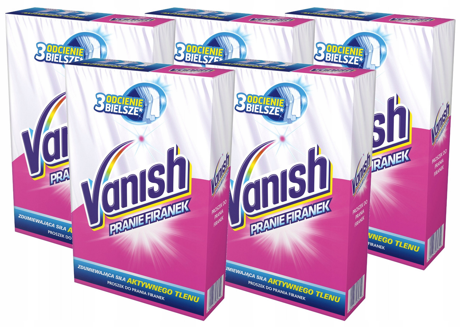 Vanish prací prášek na záclony bělící na záclony 2kg 55 praní