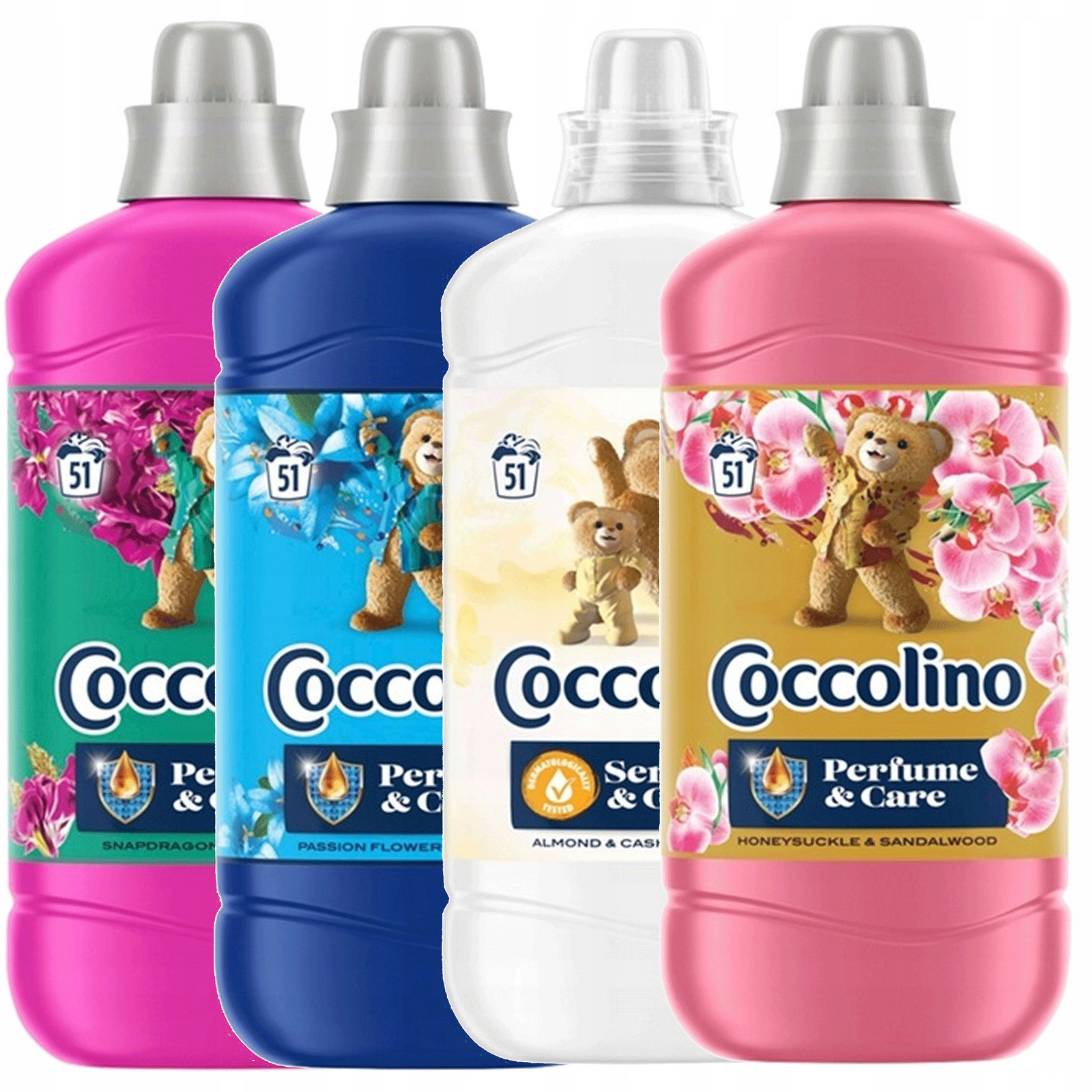 Sada Coccolino Creations Sandalwood & Snapdragon 1,275l x4 MIX 5,1l