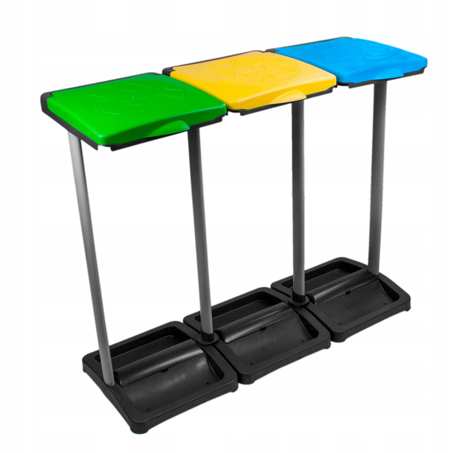 Koš Stojan Na Pytle Na Tříděný Odpad 3 Stanoviště Odpadkový Koš 360L