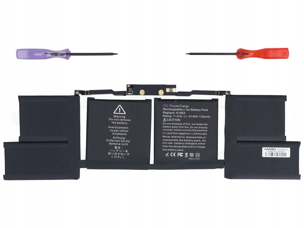 Baterie Encore Energy pro Apple MacBook Pro A1990 83,6Wh 11,4V 7336mAh A1953