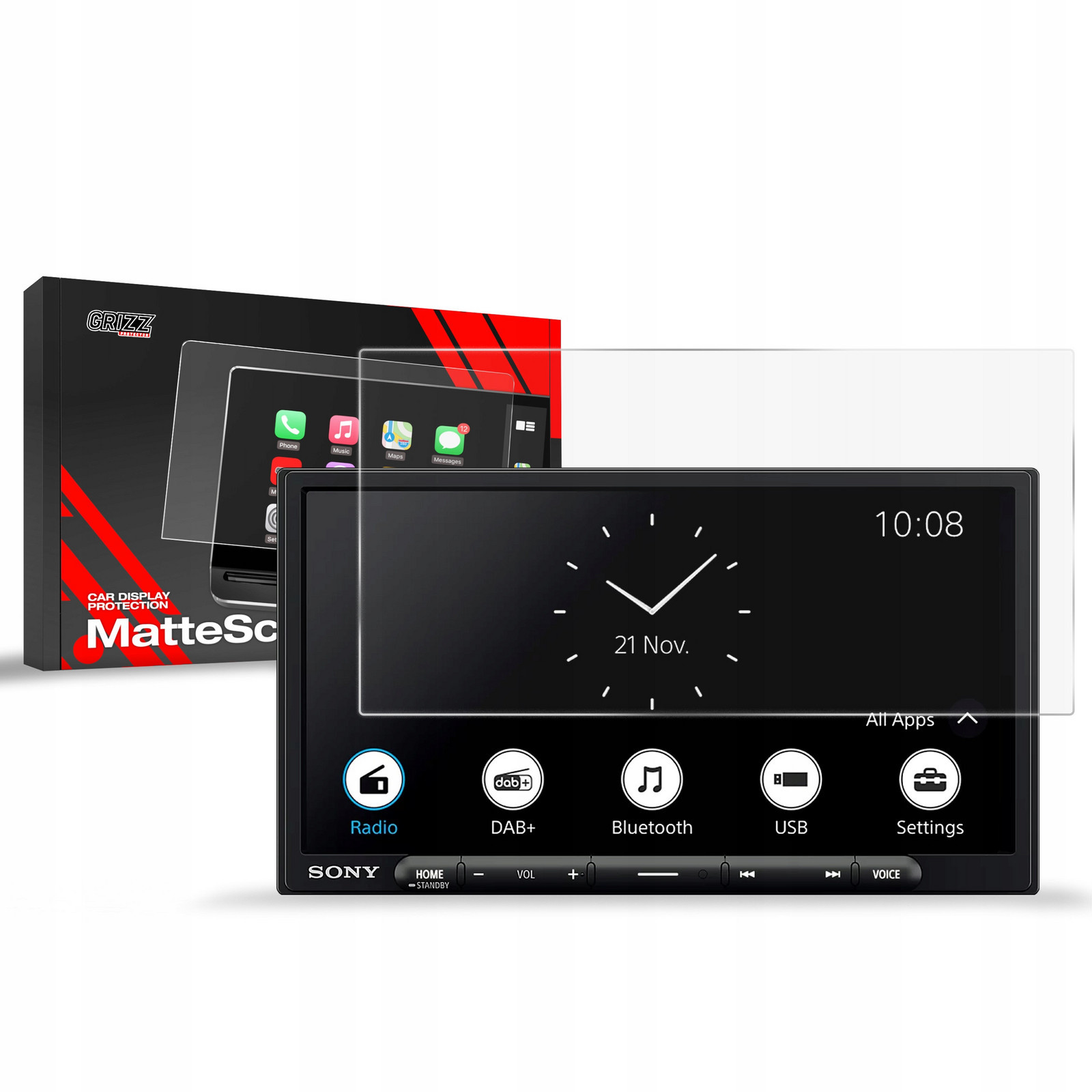 Fólie Matná pro Sony XAV-AX4050 6,95