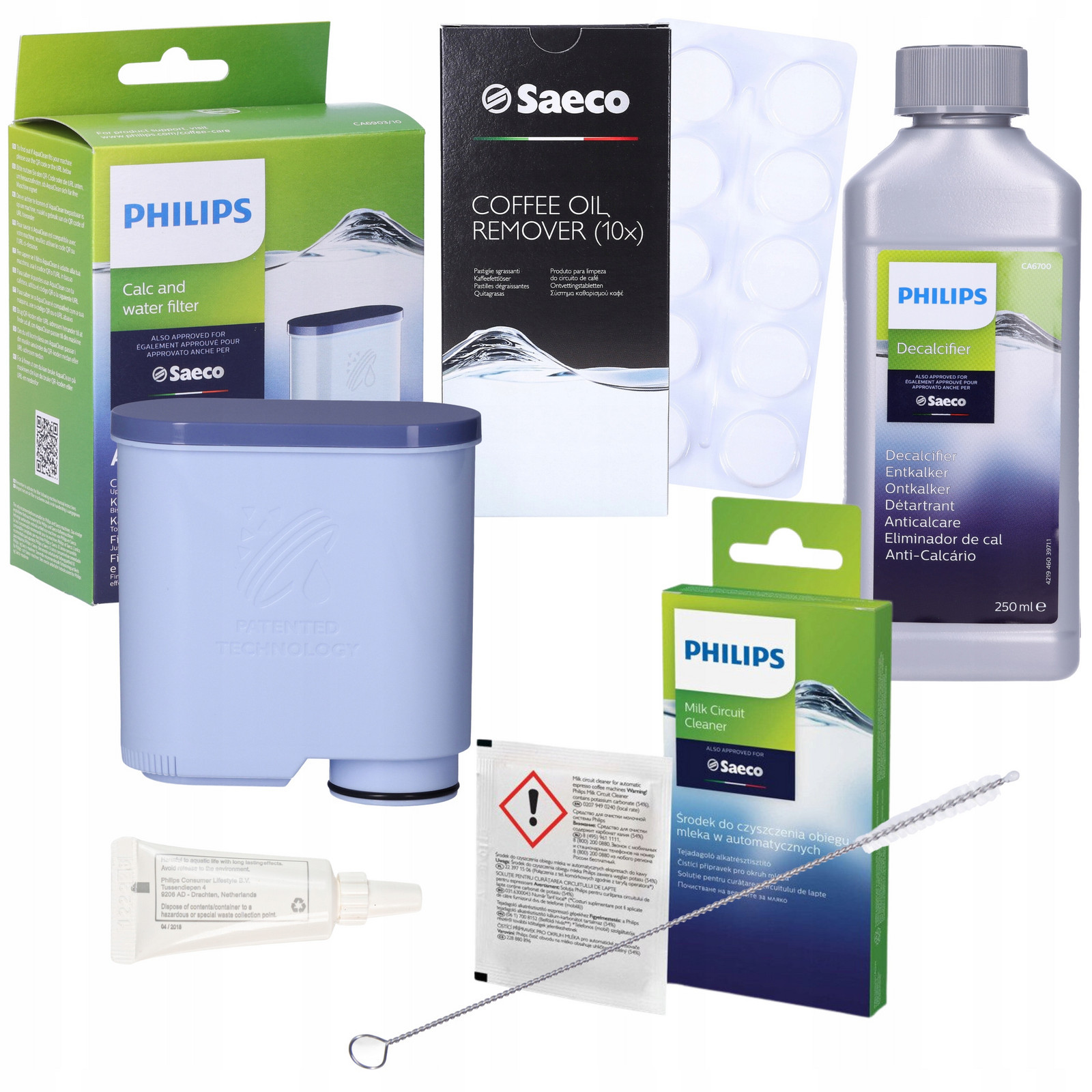 Sada Na Čištění údržby Kávovaru Philips Saeco Filtr Tablety