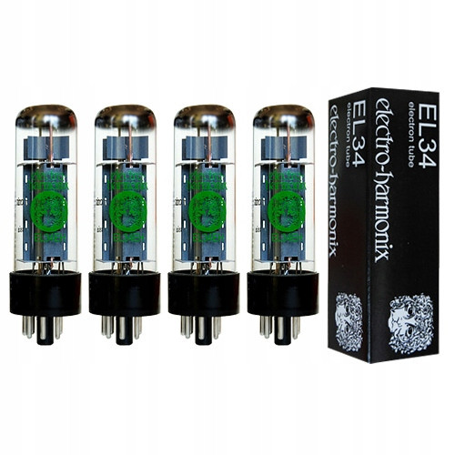 EL34 Eh Electro-Harmonix 4 ks vybrané čtverce