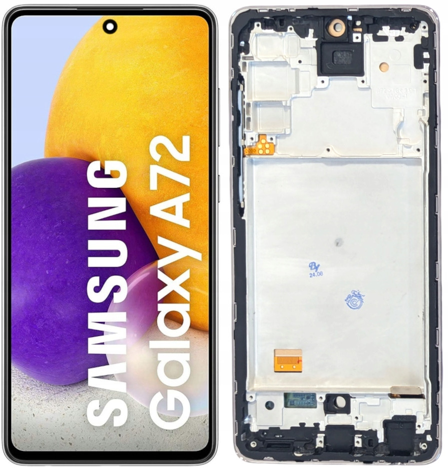 LCD Displej Pro Samsung Galaxy A72 Incell Rámeček Černý SM-A725F
