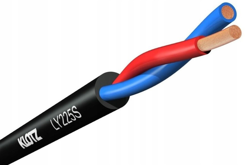 Klotz LY225 Kabel Reproduktorový Kabel 2x2,5mm 20m