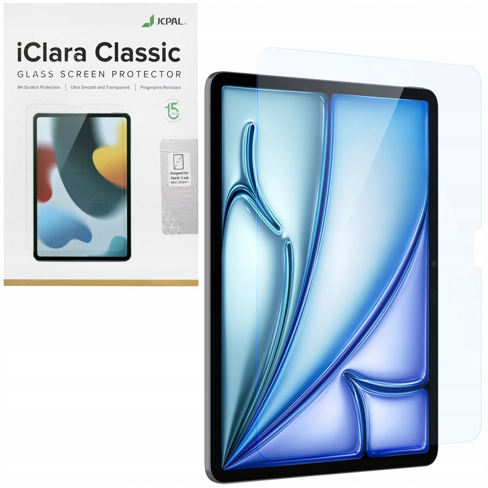 Tvrzené Sklo Jcpal iClara Značkové 9H pro Apple iPad Air 11 M2 2024 6gen